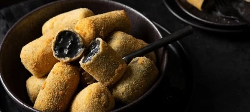 Croquetas negras de chipirones