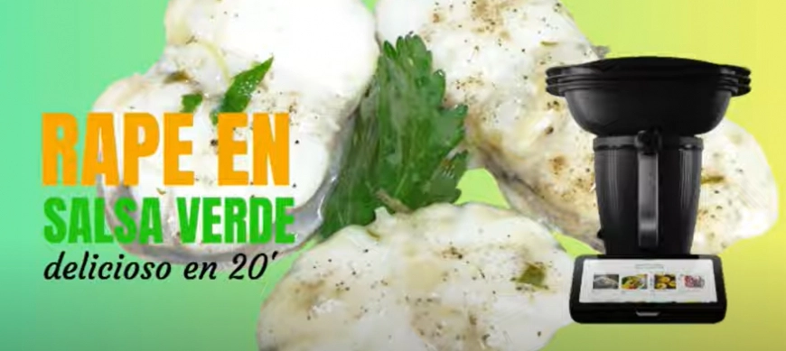 RAPE AL VAPOR EN SALSA VERDE