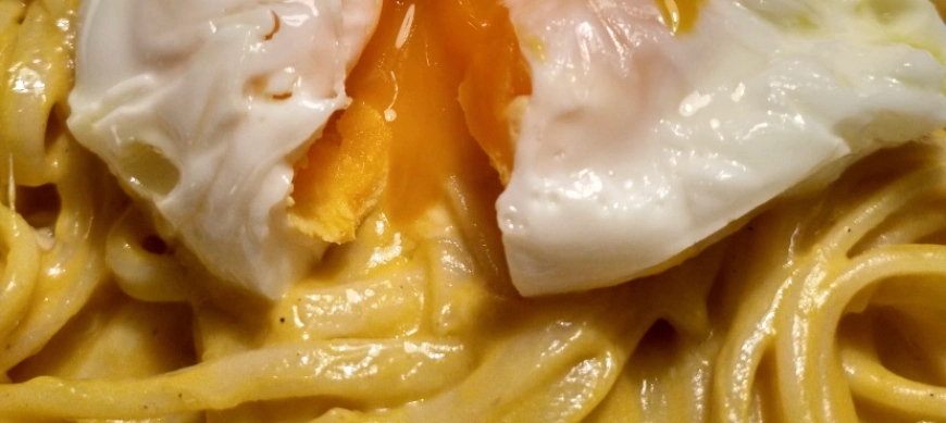 ESPAGUETIS CON SALSA DE CALABAZA