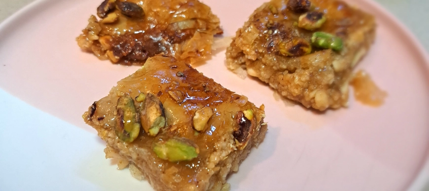 Baklava. Pastelitos de miel libaneses. Ramadán