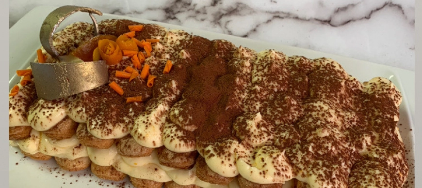 TIRAMISU DE NARANJA