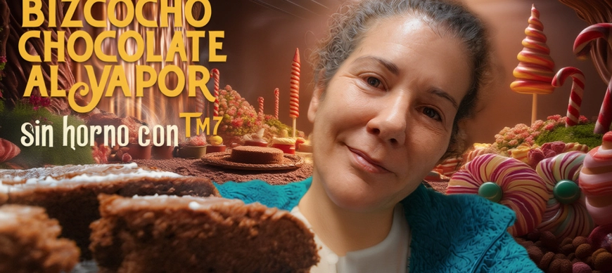 BIZCOCHO DE CHOCOLATE AL VAPOR