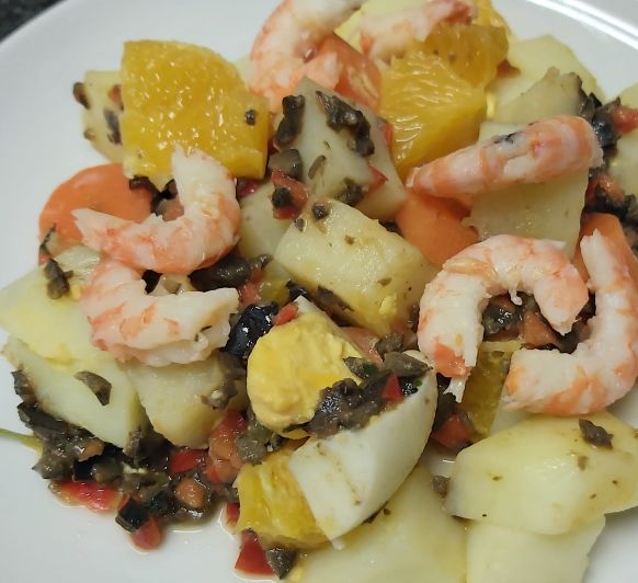 ENSALADA CAMPERA CON NARANJA