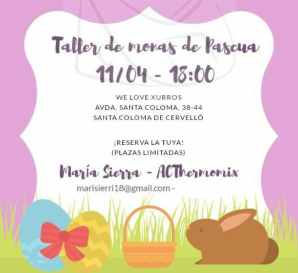 TALLER DE MONAS DE PASCUA